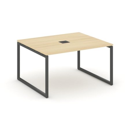 Стол переговорный SN-4O.SPRG-033 (1380х1180х750) (Акация Лорка/Металл Антрацит)