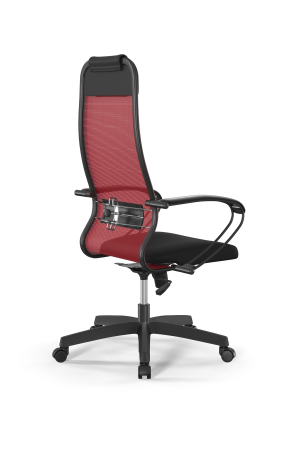 Кресло для руководителя Метта Sit 10 B1-111K - X2+UMF(X1) /Ub00/Wh00/K1bL(M09.B02.G15.W01) (Красный | Черный)
