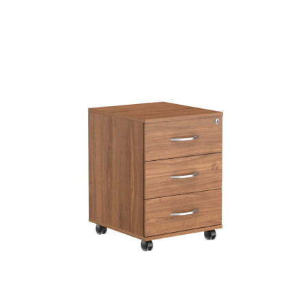 Тумба подкатная 3 ящ. Имаго ТМ-3 412x450x556 (Французский орех)