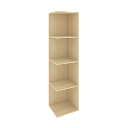 Модуль приставной 4 ячейки Locker Plus LK.PM-4 390x350x1593 (Акация Лорка)