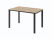 Стол на металлокаркасе одинарный Саньяна N-20 1200x750x750 (Акация МораваЧерный)