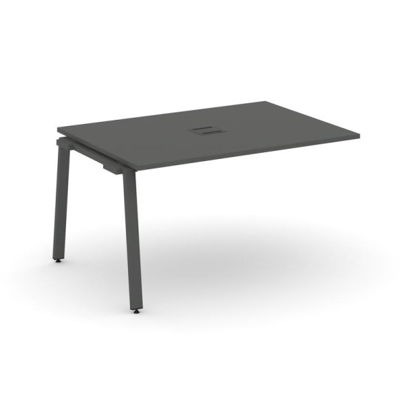 Проходной наборный элемент переговорного стола SN-6A.NSPRG-001 (980х980х750) (Антрацит/Металл Антрацит)