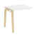 Наборный элемент рабочей станции на деревянных опорах Onix Wood OW.1.NRS-0.7 780x720x750 (Тиквуд Светлый/Дуб Темный)