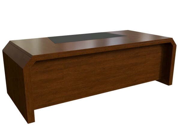 Стол руководителя Kingston 28100W 2300x1000x750 (Темный орех)