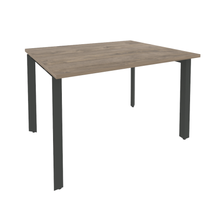 Стол переговорный Onix O.MP-PRG-1.2 1180x980x750 (Тиквуд Темный/Черный металл)