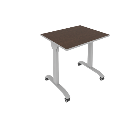 Стол складной мобильный Mobile system СМ-1 800x650x757 (Венге Цаво-Титан/Серый металл)