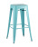 Стул барный TOLIX голубой матовый (Стул барный Tolix голубой матовый)