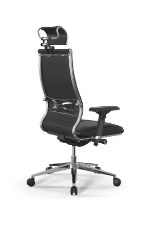 Кресло для руководителя Метта Samurai L2-8D - Infinity /Kc04/Wm06/D04P/H2cL-3D(M26.B32.G25.W03) (Черный)