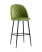 Стул барный Марсель велюр травяной (Стул барный Марсель травяной)