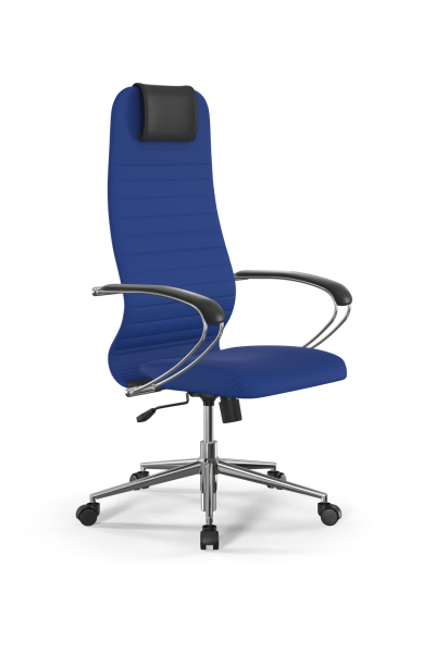 Кресло для руководителя Метта Sit 8 B1-10K - UMF(X1) /Uh02/Wh00/K1cL(M09.B23.G18.W01) (Синий)