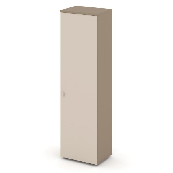 Гардероб узкий (правое исполнение) ES.GB-1 (R) (560х420х1977) (Латте/Капучино)