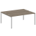 Рабочая станция Metal System Style БП.РАС-СП-2.5 1800x1475x750 (Дуб Наварра/Серый металл)