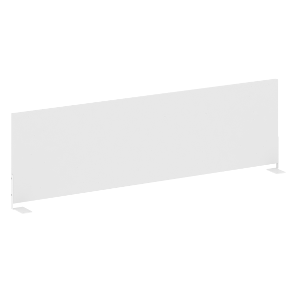 Экран боковой L1235мм Metal System Style Б.ЭКР-123 1235x18x348 (Белый/Белый металл)