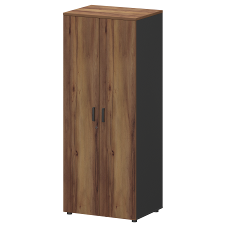 Шкаф для одежды Смарт СМШ-58-6ШД Тип2 792x594x1990 (Графит/Таксония)