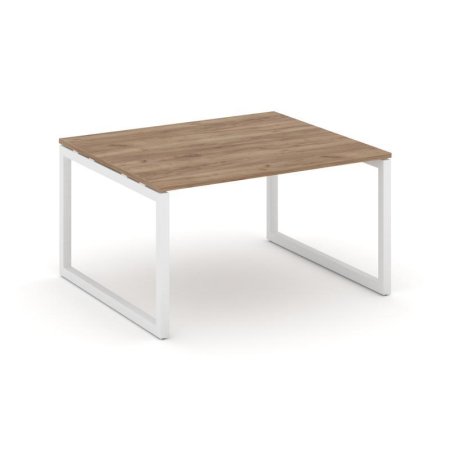 Стол переговорный SN-5O.SPRG-033.3 (1380х1180х750) (Дуб Табак/Металл Белый)