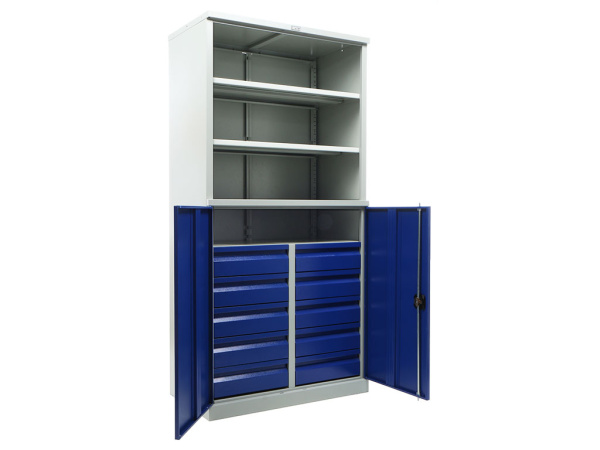 Шкаф инструментальный TC-1995/2-1020010 (Серый/Синий)