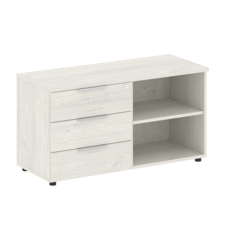 Тумба сервисная Metal System Style Б.ТС-2 1096x450x580 (Дуб Наварра)