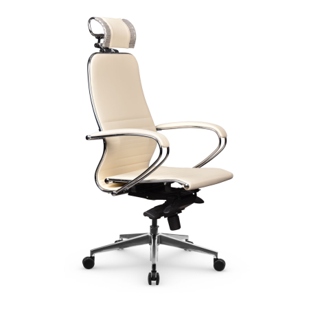 Кресло для руководителя Метта Samurai K-2.041 MPES (Молочный)