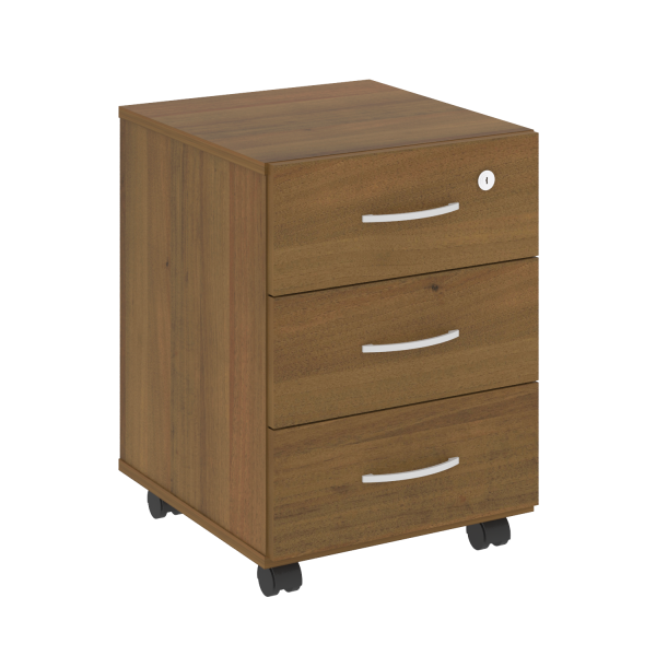 Тумба подкатная 3 ящ. Nova S В.ТМ3 407x439x556 (Орех Гварнери)