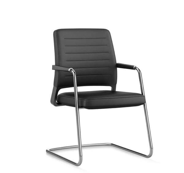 VINTAGE Кресло на полозьях (Черный)