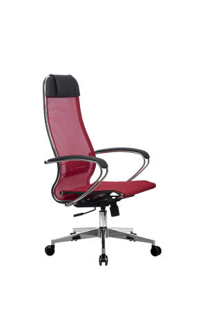 Кресло для руководителя Метта МЕТТА-12(MPRU)/подл.131/осн.004 (Красный)
