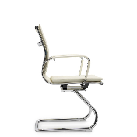 AL 771 V Кресло посетителя, экокожа (Айвори)