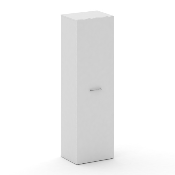 Шкаф средний высокий универсальный Cross CRU.SM-101 (600x460x2000) (Белый Бриллиант UM)