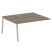 Проходной наборный элемент рабочей станции Metal System Style БА.ПРС-СП-2.4 1600x1475x750 (Дуб Наварра/Серый металл)