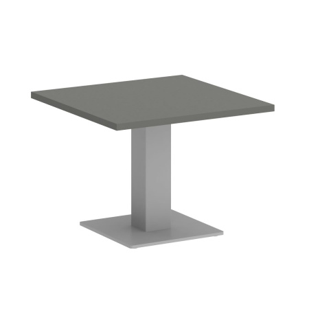 Стол журнальный квадратный VR.SP-5-60.2G 600x600x450 (Металлик/Серый Металл)