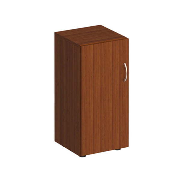 Шкаф для документов низкий узкий закрытый Комфорт К 508 400x380x840 (Французский орех)