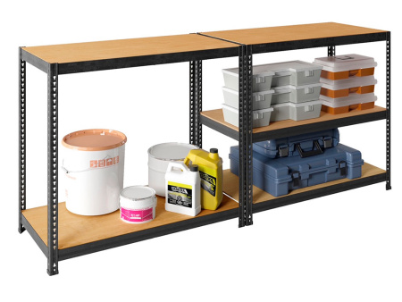 Стеллаж SBL 180KD/90x45/5 (Черный)