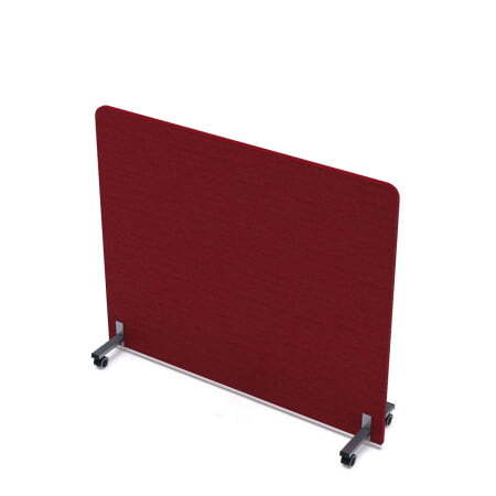 Акустическая мобильная перегородка SOFTOffice 011.МП.1412 1400x377x1200 (Red)