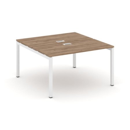 Рабочая станция 2-х сторонняя SN-5P.DRS-021 (980х1632х750) (Дуб Табак/Металл Белый)