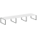 Рабочая станция Metal System Style БО.СМ-6.5 5400x1475x750 (Дуб Наварра/Серый металл)
