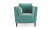 Кресло Neapole (1030x920x960) Аквамарин (Аквамарин)