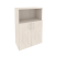Шкаф средний широкий Onix O.ST-2.1 800x420x1207 (Тиквуд Светлый)