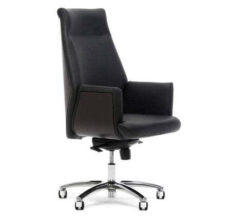 ZEUS/A Кресло для руководителя (Дуб Ферро | Черный)