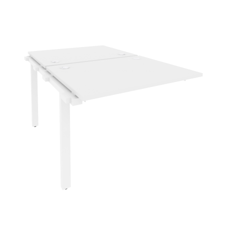 Наборный элемент рабочей станции на м/к Onix O.M-2.NRS-1.8 980x1635x750 (Белый Бриллиант/Белый Металл)