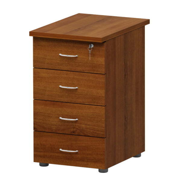 Тумба (стационарная с замком) Этюд Р20.9 432x600x750 (Орех Французский)