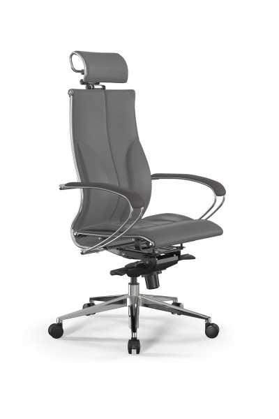 Кресло для руководителя Метта Samurai B2-10K - Infinity /Kc06/Nc06/K2cL/H2cL-3D(M06.B32.G11.W03) (Серый)