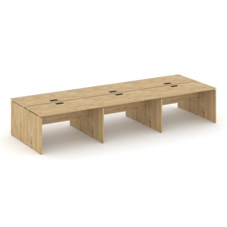 Рабочая станция 2-х сторонняя SN-D.DRS-073 (4140х1432х750) (Тиквуд Светлый)