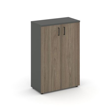 Шкаф средний широкий SN.STS.E-204 (796х400х1203) (Антрацит/Вяз Благородный)