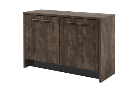 Тумба с двумя дверями Torston T-12-02 1494x520x970 (Дуб Бунратти/Антрацит)