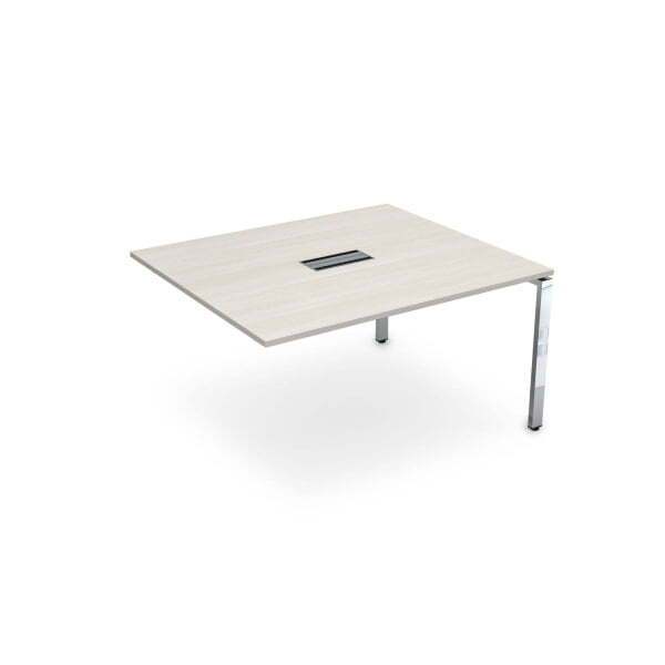 Конечный модуль Бенч-системы для переговорных столов Gloss НСПК-П.926 1200x1200x750 (IvoryХром)