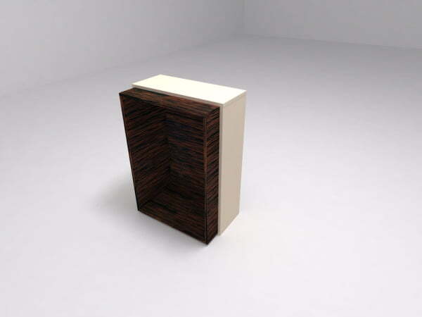 Шкаф низкий без дверей и полок Brix BR.00.42 600x400x880 (Бежевый (акрил))