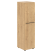 Шкаф колонка с глухой средней дверью LOFTIS LMC 40.1 400х430х1517 (Дуб Бофорд)