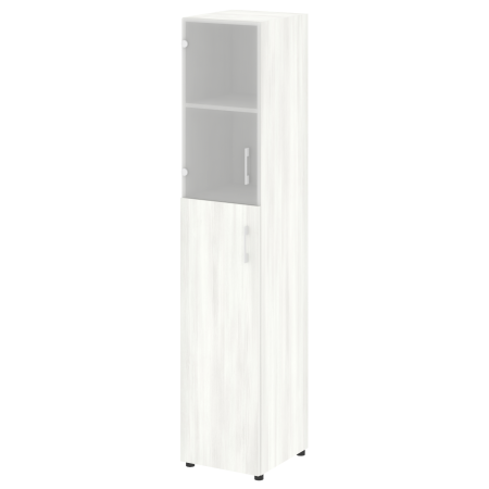 Шкаф высокий узкий нужен топ левый LT.SU 1.7 L 400x450x1990 (Снежная Патина)