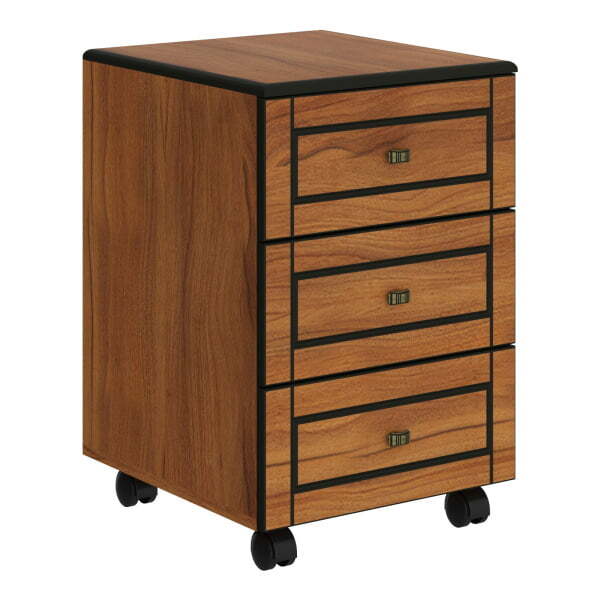 Тумба мобильная Larex LMC-3D 430x470x645 (Орех Тироли)