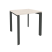 Стол рабочий на П-образном м/к Onix O.MP-SP-0.7 780x720x750 (Тиквуд Темный/Белый Металл)