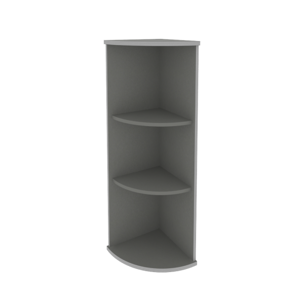 Стеллаж угловой Riva А.УС-2 365x365x1215 (Венге-Металлик)